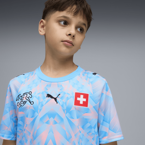 Preview: Switzerland Goalkeeper Children Jersey WC Blue - 2026